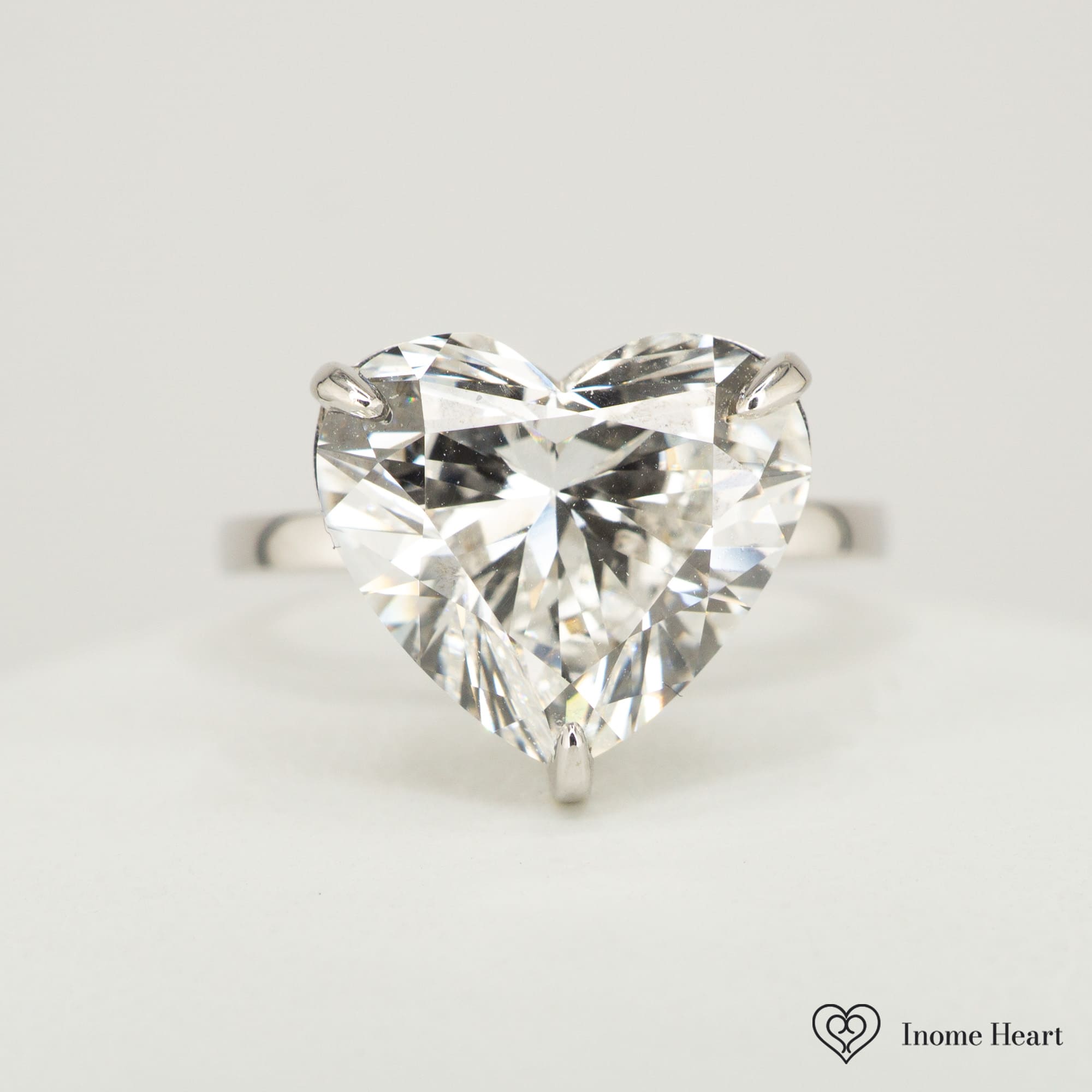 ラボグロウンダイヤモンド ハート ゴールドリング - 1.5ct